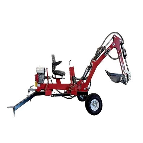 atv mini excavator|CENTRAL MACHINERY 9 HP Towable Backhoe.